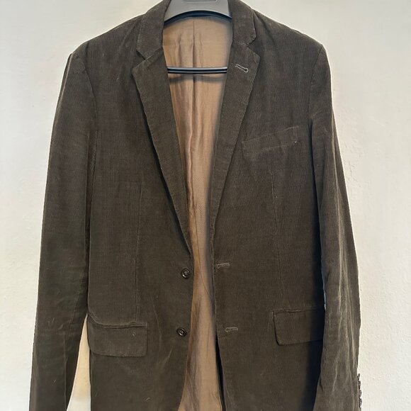 Brown J Crew 2 button corduroy blazer - Picture 1 of 3